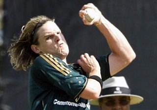 Australian one-day fast bowler Nathan Bracken